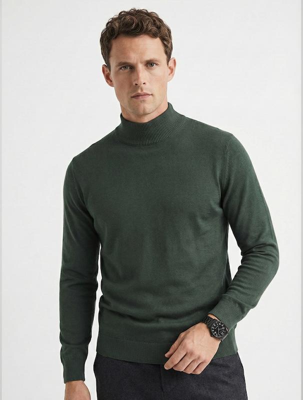 بافت مردانه هوکانی کد 1058613 سبز تیره