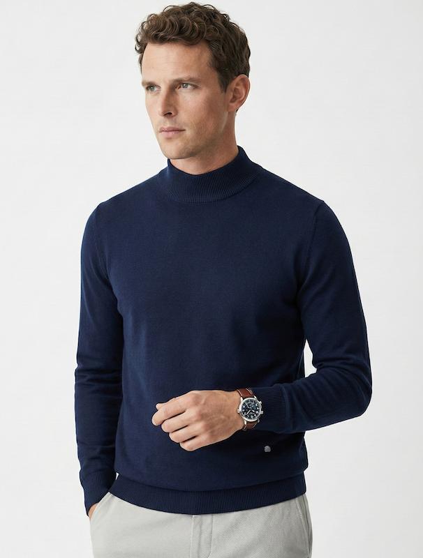 بافت مردانه هوکانی کد 1058604 سرمه ای