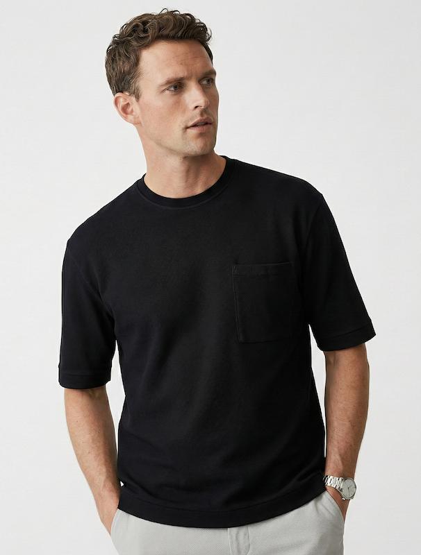 تیشرت مردانه هوکانی کد 1057201 مشکی