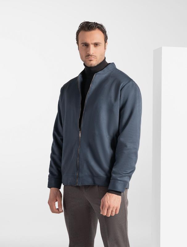 کاپشن سوییت مردانه هوکانی کد 1057704سرمه ای