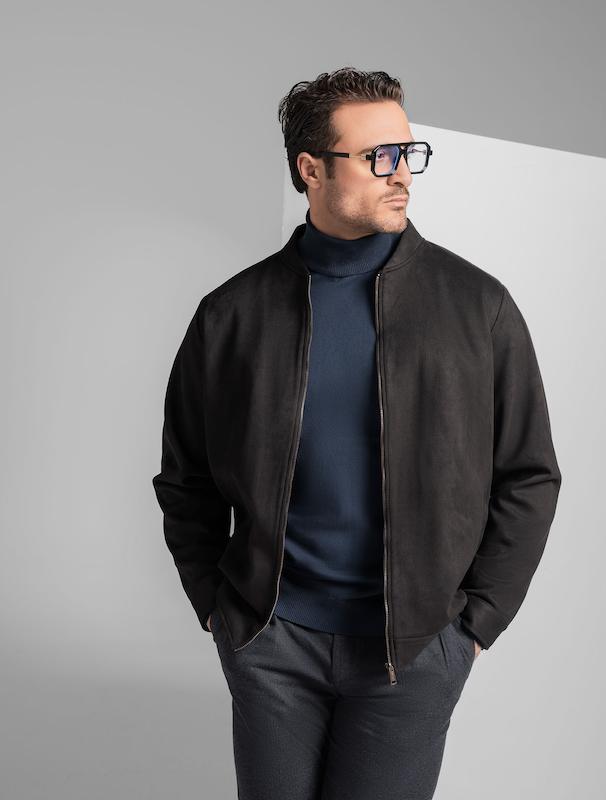 کاپشن سوییت مردانه هوکانی کد 1057701مشکی