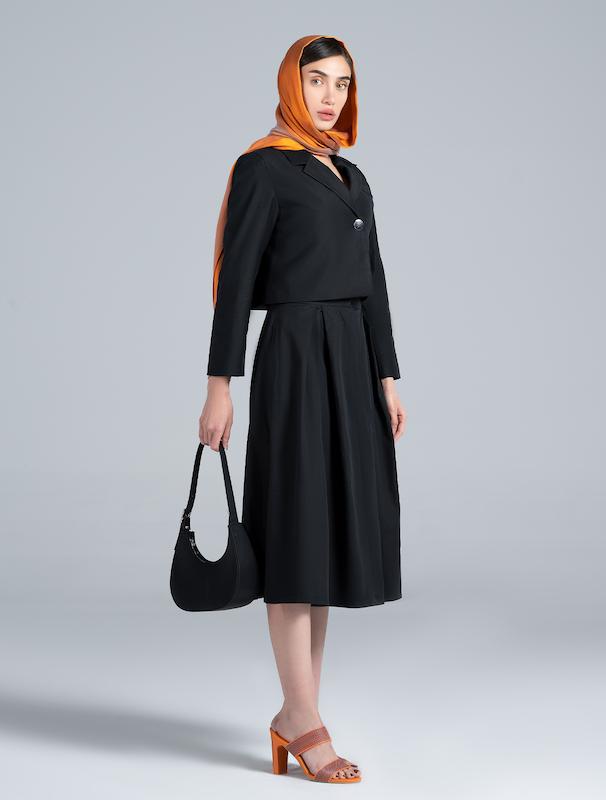 دامن زنانه هوکانی کد 5019001 مشکی