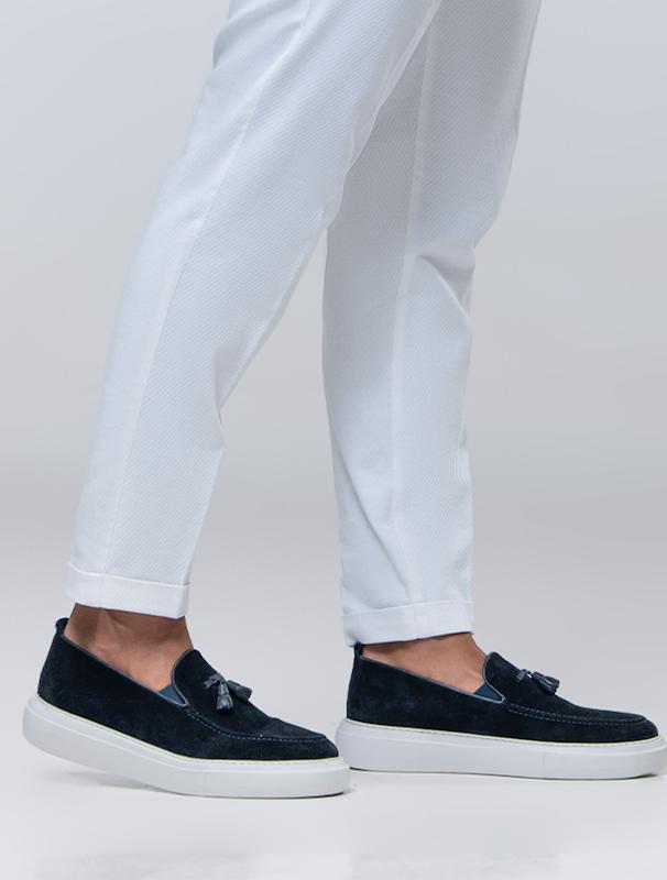 کفش لوفر مردانه هوکانی کد 1067904 سرمه ای