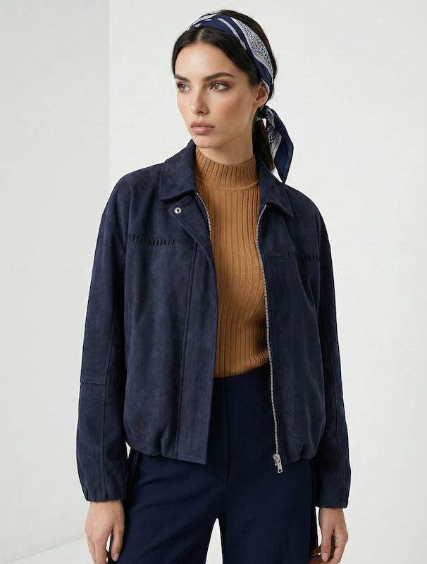 بامبر جیر زنانه هوکانی کد 5054704 سرمه ای