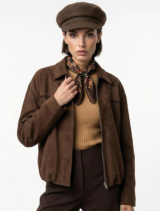 بامبر جیر زنانه هوکانی کد 5054733 قهوه ای تیره