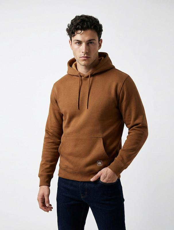 هودی مردانه هوکانی کد 1074849 آجری