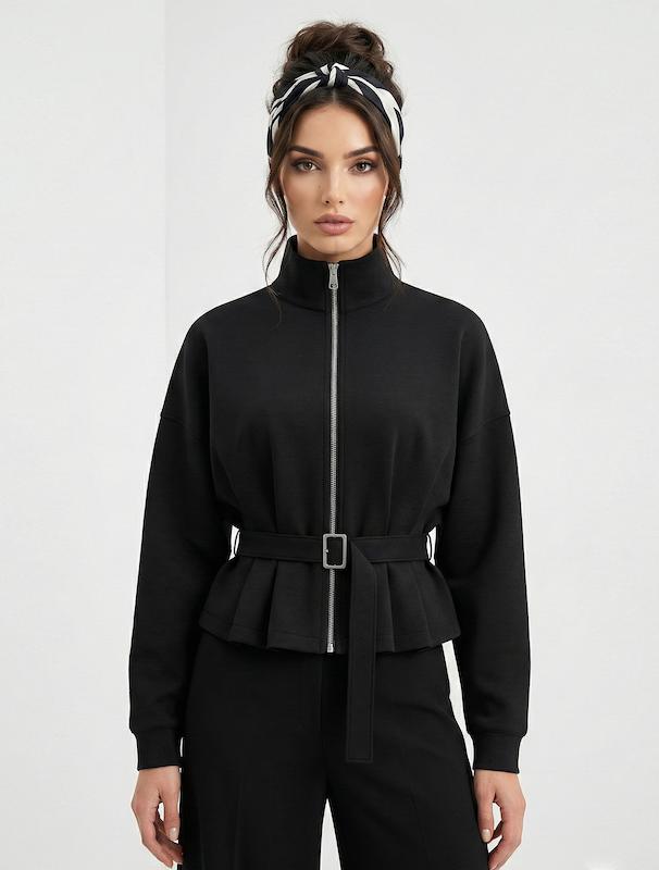 سوئیشرت زنانه هوکانی کد 5057301 مشکی