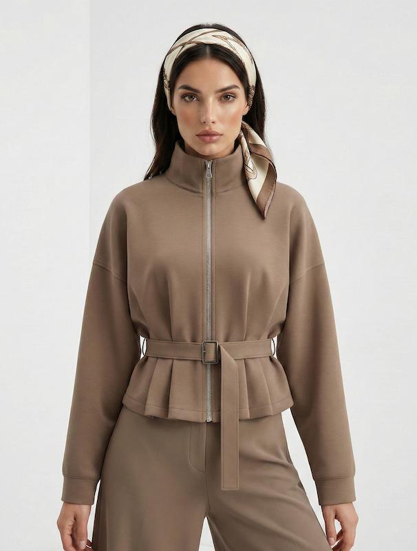 سوئیشرت زنانه هوکانی کد 5057354 نسکافه ای