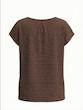 تیشرت زنانه هوکانی کد 5024033 قهوه ای تیره