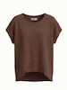 تیشرت زنانه هوکانی کد 5024033 قهوه ای تیره