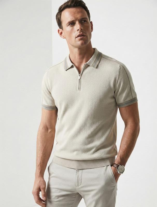 پلوشرت مردانه هوکانی کد 1074202 سفید