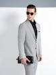 کت مردانه هوکانی کد 1064206 ذغالی