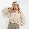 بامبر لینن زنانه هوکانی کد 5059327  کرم روشن