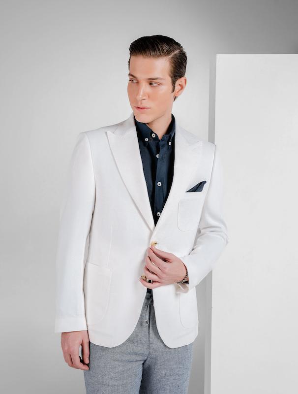 کت مردانه هوکانی کد 1061702 سفید