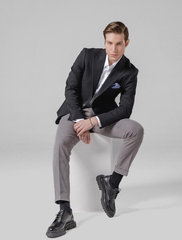 کت مردانه هوکانی کد 1060701 مشکی