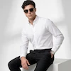 پیراهن مردانه هوکانی کد 1079702 سفید