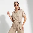 ست بلوز شلوار زنانه هوکانی کد 5065528 کرم تیره