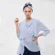 شومیز زنانه هوکانی 5068916 آبی روشن