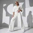 شلوار جین زنانه هوکانی کد 5072602 سفید