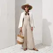 صندل زنانه هوکانی کد 5074633 قهوه ای تیره