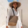 کیف زنانه هوکانی کد 5073728 کرم تیره