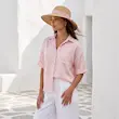 شومیز زنانه هوکانی کد 5078621 صورتی روشن