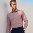 پیراهن مردانه هوکانی کد 1083324 زرشکی