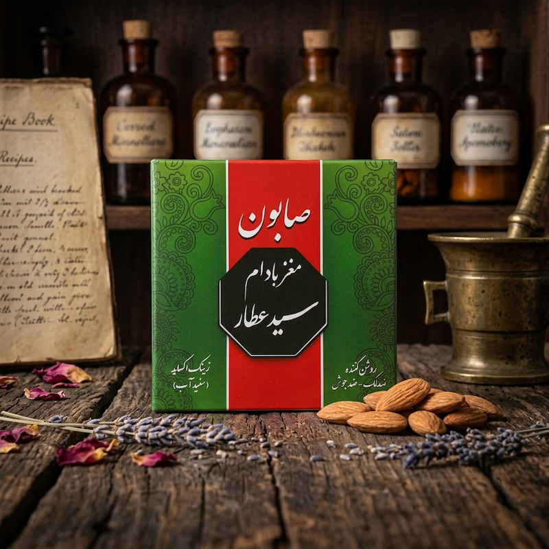 صابون مغز بادام سید عطار قدیم