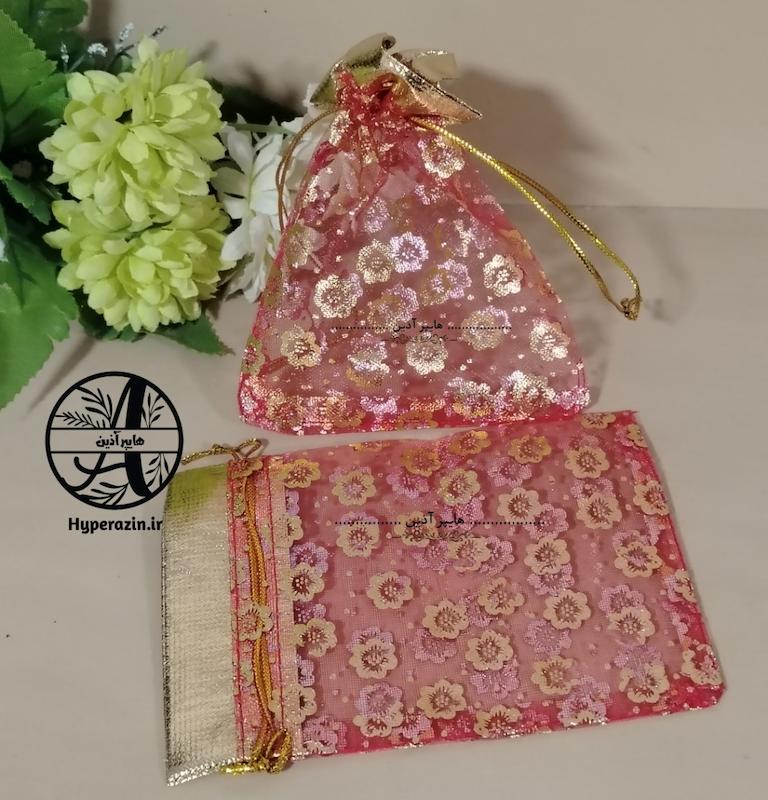 کیسه توری 50 عددی مناسب بسته بندی سوغات هدیه اعیاد مذهبی جشن تکلیف نذری و مشکل گشا هایپر آذین 