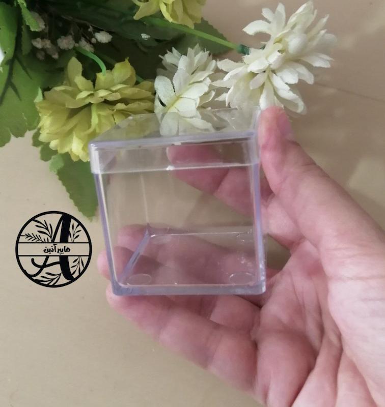 جعبه پلکسی باکس خام گیفت پلکسی هدیه گیفت کریستالی عیدی ( 5 در 5 سانت) هایپرآذین