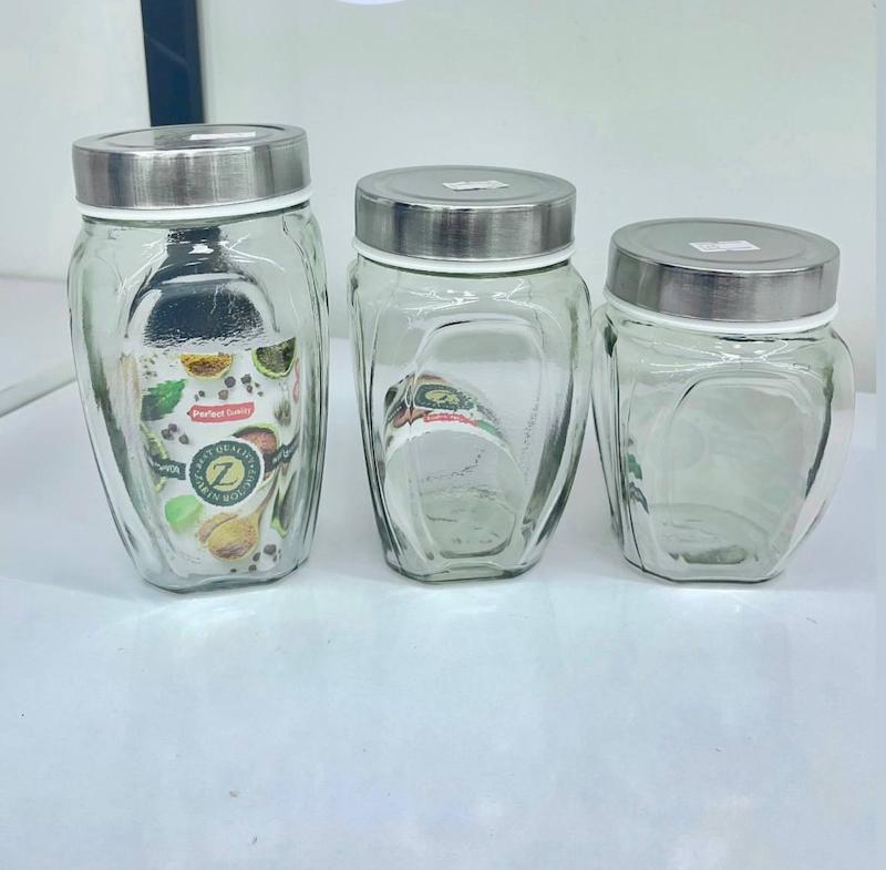 بانکه بلوری درب استیل