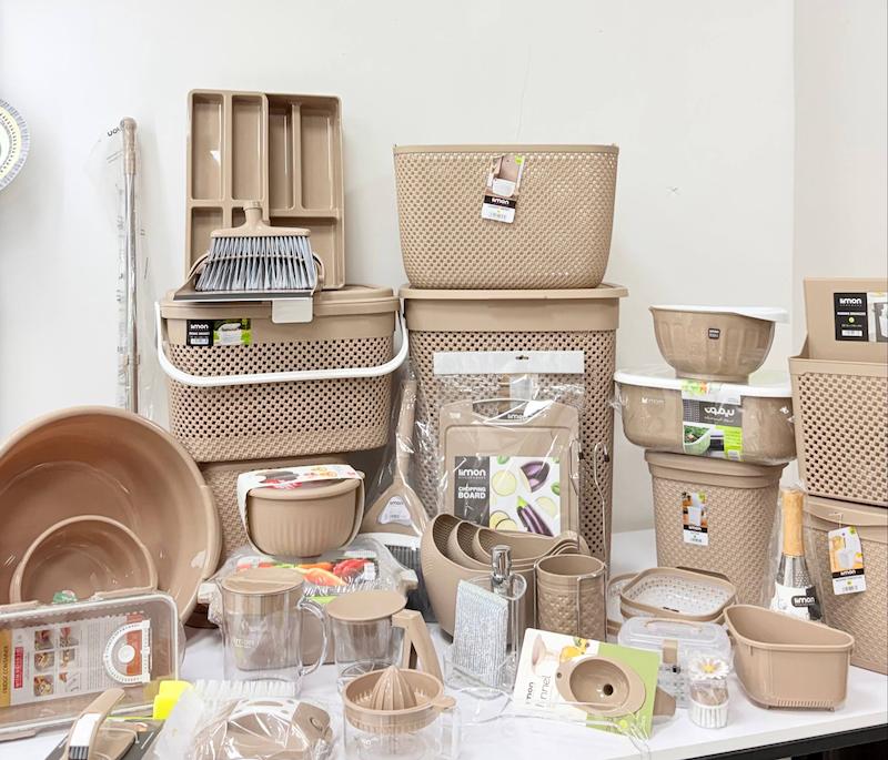 سرویس جهیزیه ۴۹ پارچه لیمون رنگ موکا