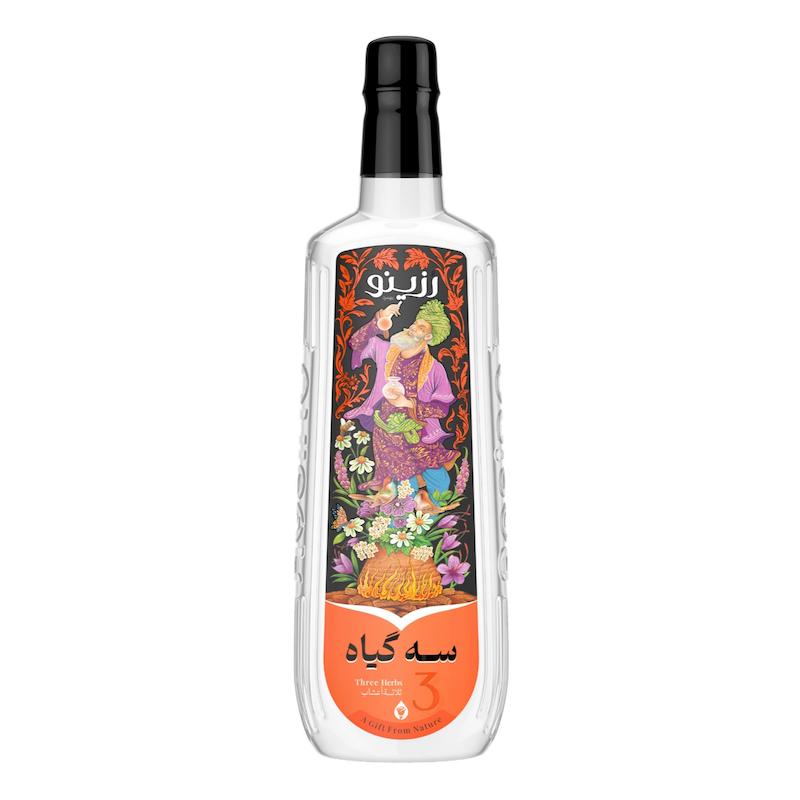 عرق ۳ گیاه (کلیه) ۷۵۰ میلی لیتر رزینو 