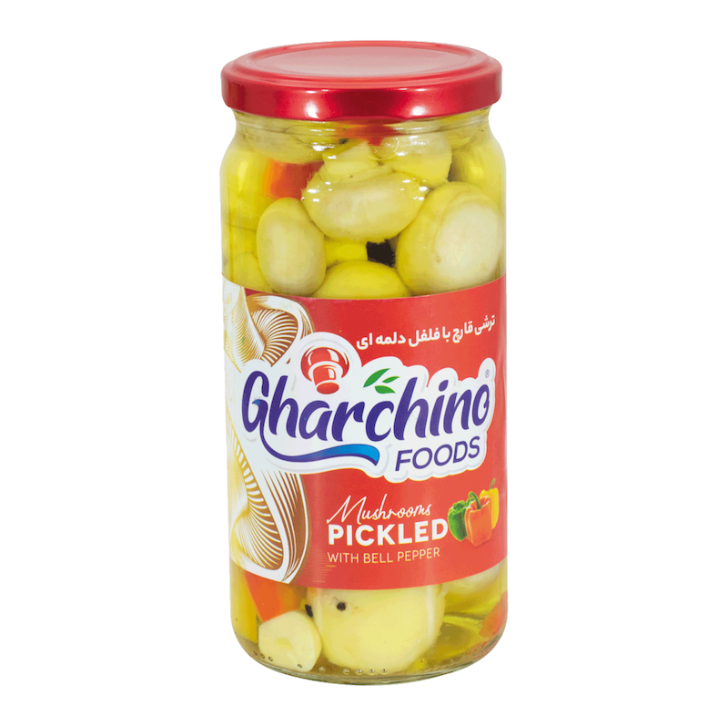 ترشی قارچ با فلفل دلمه قارچینو ۴۵۰ گرم