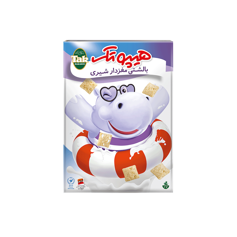 غلات هیپوتک بالشتی مغزدار شیری تک ماکارون