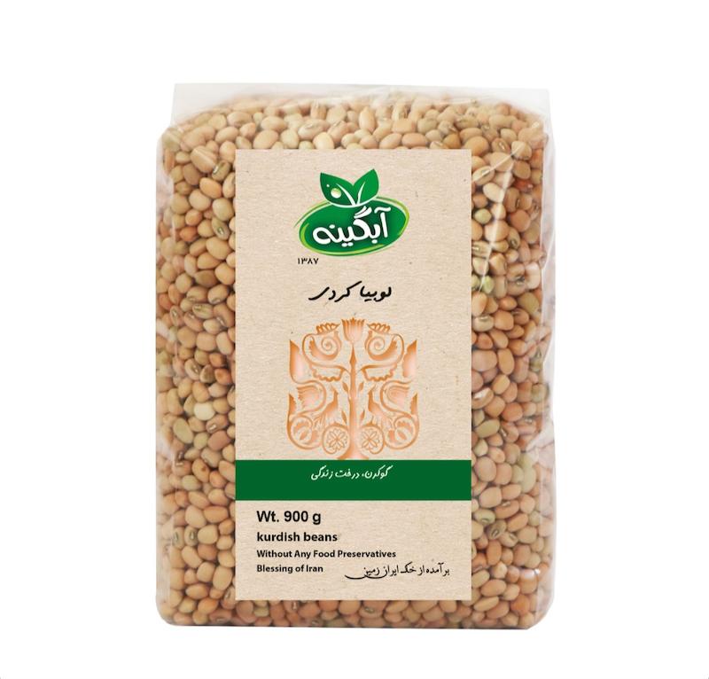 لوبیا کردی آبگینه 900 گرمی