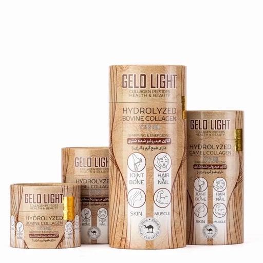 پودر کلاژن 100 گرمی هیدرولیز شده شتری بدون قند ژلو لایت