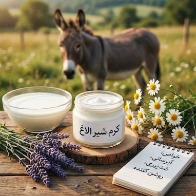 خرید کرم شیر الاغ، صابون شیر الاغ و روغن الاغ | زیبایی طبیعی پوست و مو