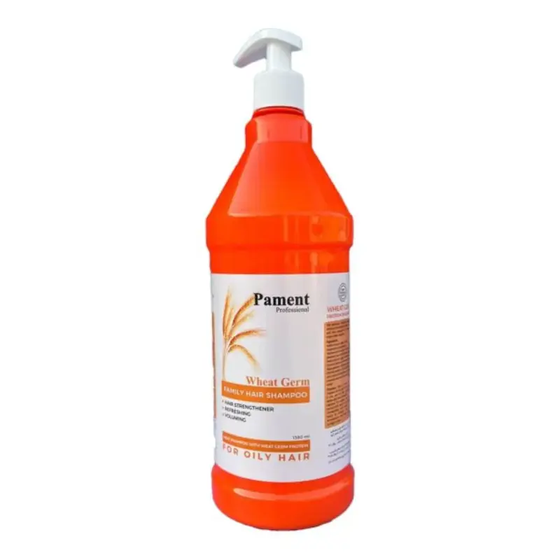 شامپو سر کرمی پروتئین جوانه گندم مناسب موهای چرب پامنت 1380ML