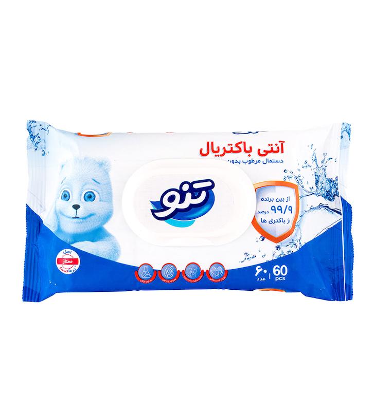 دستمال مرطوب تنو مدل معطر 