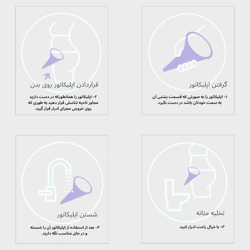 اپلیکاتور دائمی ادرار بانوان لیوا فارما 