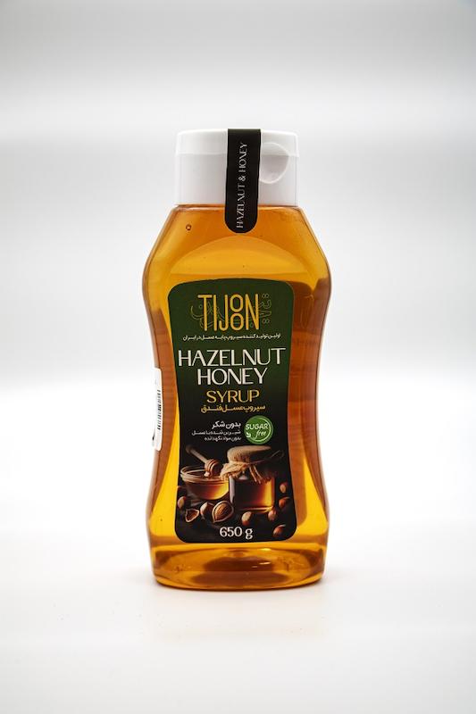 سیروپ عسل فندق تیجون 650 گرمی