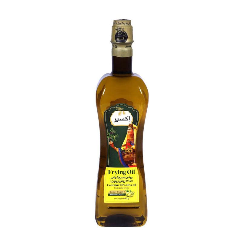 روغن سرخ‌کردنی اکسیر با 20% روغن زیتون 880 گرمی