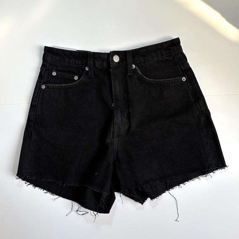 شلوارک جین مشکی