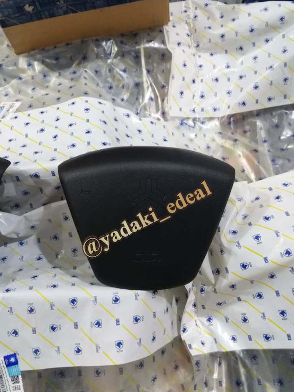 قاب ایربگ پراید قاب درپوش فرمان ایربگ پراید کورکن وسط فرمان ایربگ پراید مدل اندیشه مشکی