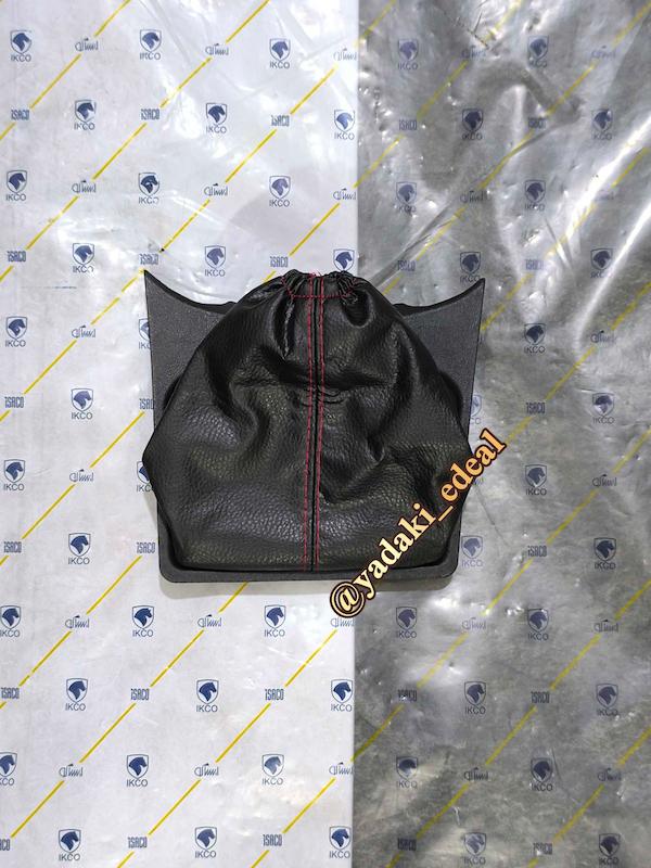 قاب دور دنده سورن پلاس با گردگیر چرم گردگیر دور دنده با قاب دست دنده سورن پلاس قاب و گردگیر دنده سورن پلاس(دوخت قرمز)