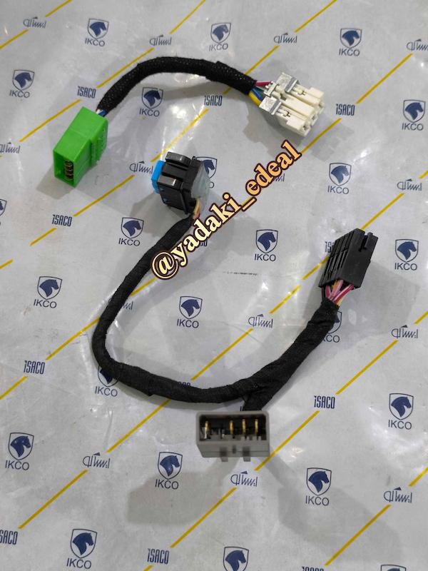 تبدیل سیم‌کشی رودری پژو پارس سوکت تبدیل کلید بالابر رودری پژو پارس قدیم به جدید(جلو چپ و راست)