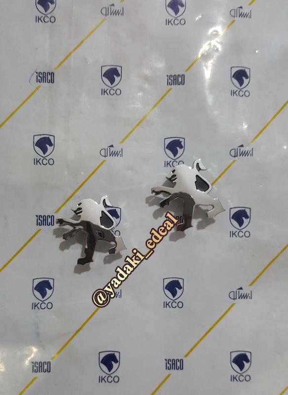 آرم لوگوی شیر وسط فرمان پژو 206 207 لوگوی فرمان پژو 207 پژو 206(هر عدد)