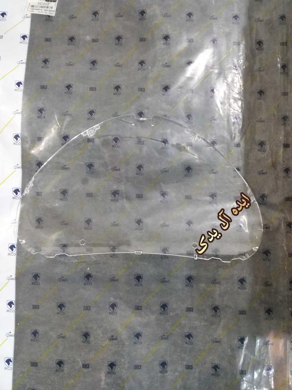 طلق شیشه کیلومتر آمپر پژو 206 رانا 4 عقربه(معمولی)