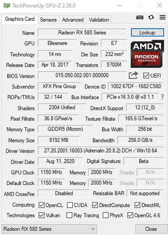 کیس استوک گیمینگ i7 نسل 4 گرافیک RX 580 8G